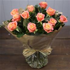 A Rose Bouquet in Orange
